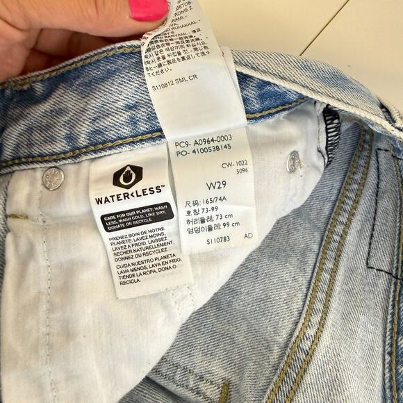 Levi’s Low Pro Straight Jeans 30” 100% Cotton Light Blue A0964 - 29 W29 - Picture 8 of 11